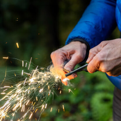 Krzesiwo Magnezowe Wojskowe Survival Wieczna Zapałka do Grilla Kominka - obrazek 13