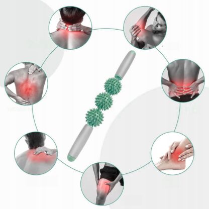 Roller Wałek do Masażu Pleców Karku Szyi Ramion Rąk Masażer Brzucha Ud Nóg - obrazek 9