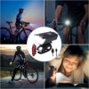 2x Lampka Rowerowa LED Przód Tył Akumulatorowa Zestaw Lampek do Roweru USB - obrazek 2