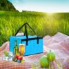 Torba Termiczna Termoizolacyjna Plażowa Na Lodówka Turystyczna Jedzenie 7 L - obrazek 5