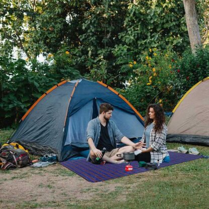 Koc Piknikowy Plażowy Turystyczny z Izolacją Wodoodporny Mata Plażowa Duży - obrazek 6
