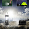 Lampa Solarna LED Latarka Turystyczna Biwakowa Akumulatorowa USB Powerbank - obrazek 3