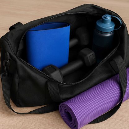 Pas Neoprenowy Wyszczuplający do Ćwiczeń Fitness na Rzep Regulowany 17 cm - obrazek 3